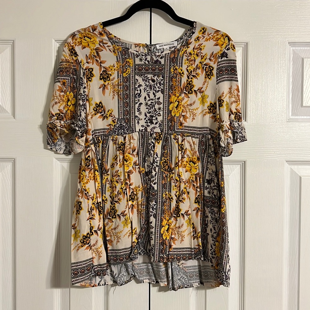 Floral Patterned Blouse